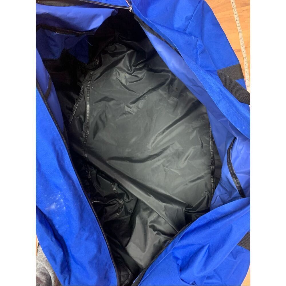 Totes Unisex Nylon Travel Gym Duffle Bag Blue One Size - Picture 5 of 6